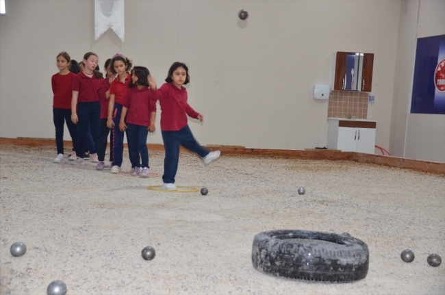 Kahramankazan'da çocuklar bocce ile tanışıyor