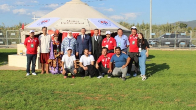 Manas, Dünya Göçebe Oyunları’nda çadırıyla temsil edilen tek üniversite