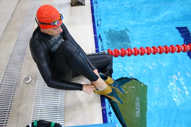 Milli serbest dalışçı Hamza Varol iki yılda 9 madalya kazandı