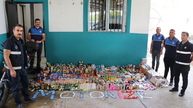 Şanlıurfa'da tarihi geçmiş 5 bin 94 gıda ürün ele geçirildi