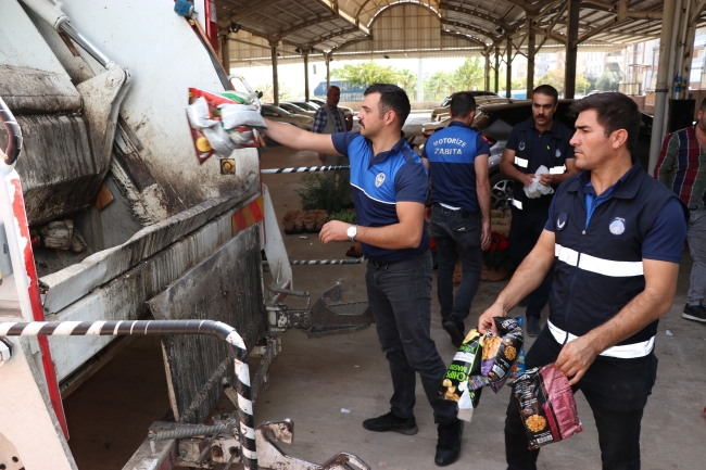 Şanlıurfa'da tarihi geçmiş 5 bin 94 gıda ürün ele geçirildi