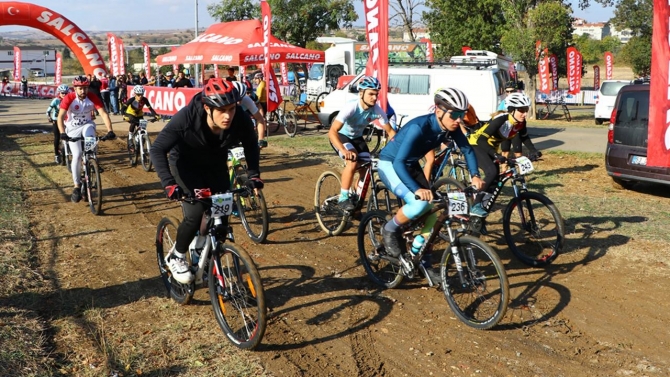 Tekirdağ'da Süleymanpaşa "MTB CUP" bisiklet yarışları başladı