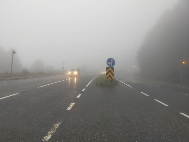 Bolu Dağı geçişi için sürücülere 'sis' uyarısı