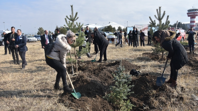 Fidanlar toprakla buluşturuldu