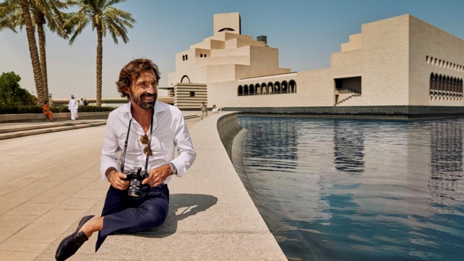 Andrea Pirlo Dünya Kupası öncesinde Katar'da