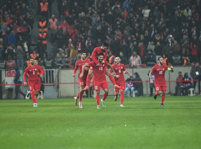 A Milli Takım İskoçya'yı Diyarbakır'da yendi