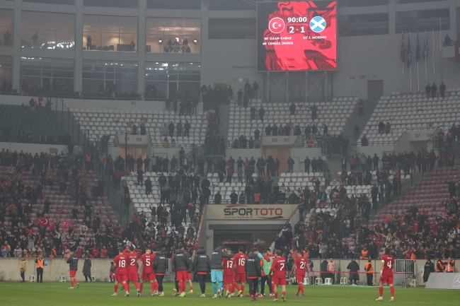 A Milli Takım İskoçya'yı Diyarbakır'da yendi