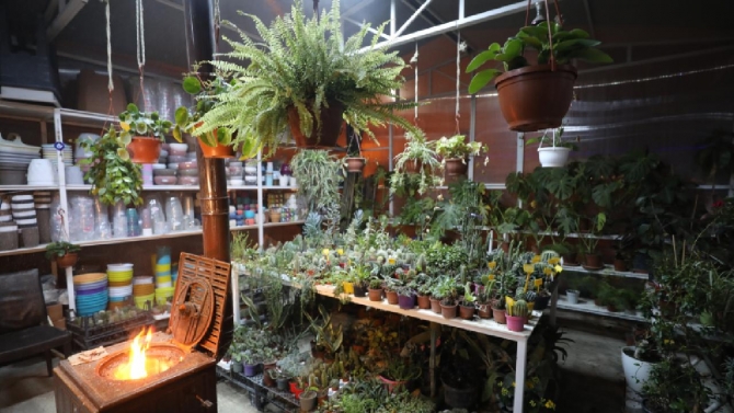 Edirne'de üreticiler "Balkan soğuğuna" karşı seralarda sobalı önlem aldı