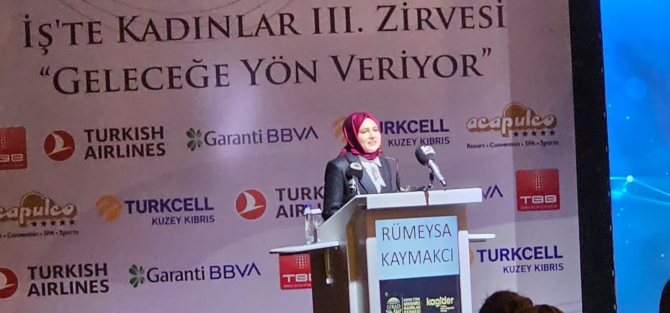 GİKAD ve KAGİDER işbirliğinde “İş’te Kadınlar 3. Zirvesi” Girne’de başladı