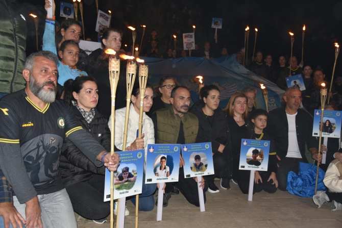 ‘Meleklerin Şehri’ meşalelerle aydınlandı.. “İsias Ortak Davamız” diyen binlerce kişi adalet talebiyle yürüdü…