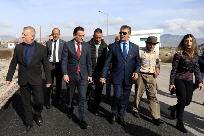 Başbakan Üstel, Meriç ve Balıkesir köylerini ziyaret etti, kırsal kesim arsası ve altyapı çalışmalarını yerinde inceledi
