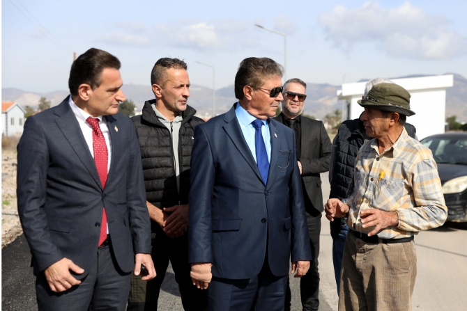Başbakan Üstel, Meriç ve Balıkesir köylerini ziyaret etti, kırsal kesim arsası ve altyapı çalışmalarını yerinde inceledi