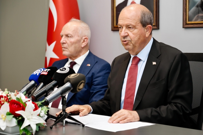 Cumhurbaşkanı Tatar, TDT Zirvesi için gittiği Azerbaycan’dan ülkeye döndü:”Zirveye katılmaktan mutluluk duyuyorum, KKTC’yi temsil etmenin onurunu yaşıyorum”