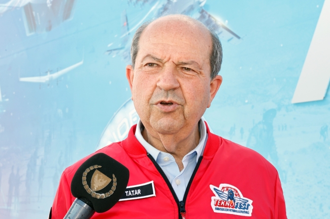 Cumhurbaşkanı Tatar, TEKNOFEST’in yapılacağı alanda incelemelerde bulundu