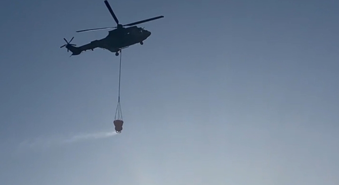 İskele Kaymakamı Toroslu:Yangının kontrol altına alınması için ekipler çalışıyor