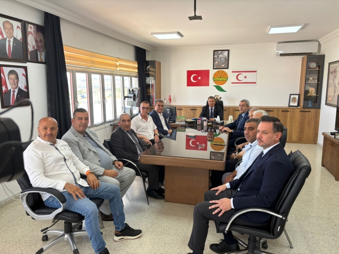 Başbakan Üstel, Kalkanlı’daki Cypfruvex tesislerini ziyaret etti: ‘Hedefimiz hasat sezonu başlamadan tesisi faaliyete geçirmek ‘