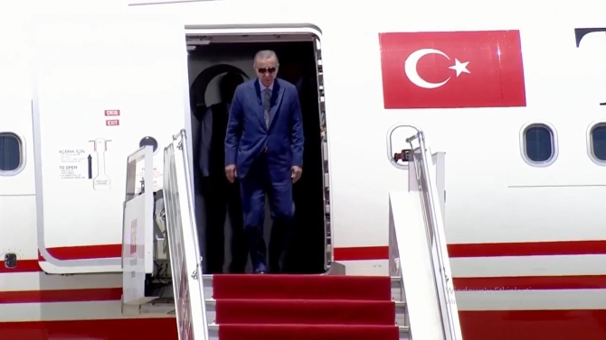 Türkiye Cumhurbaşkanı Erdoğan KKTC’de