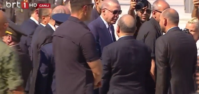 Türkiye Cumhurbaşkanı Erdoğan KKTC’de