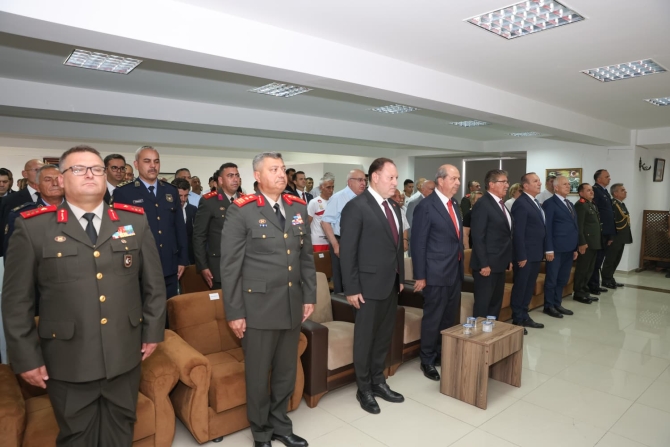 1 Ağustos Toplumsal Direniş Bayramı nedeniyle TMT Mücahitler Derneği’nde tören düzenlendi