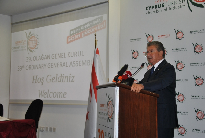 Kıbrıs Türk Sanayi Odası’nın 39’uncu Olağan Genel Kurulu yapıldı