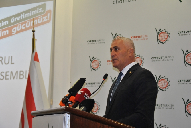 Kıbrıs Türk Sanayi Odası’nın 39’uncu Olağan Genel Kurulu yapıldı