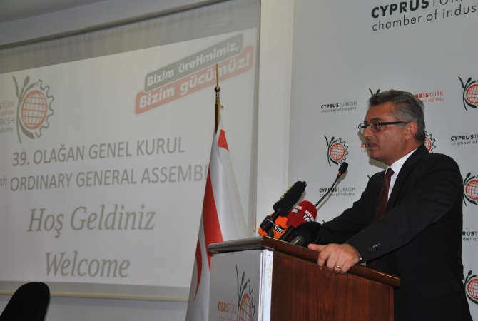 Kıbrıs Türk Sanayi Odası’nın 39’uncu Olağan Genel Kurulu yapıldı