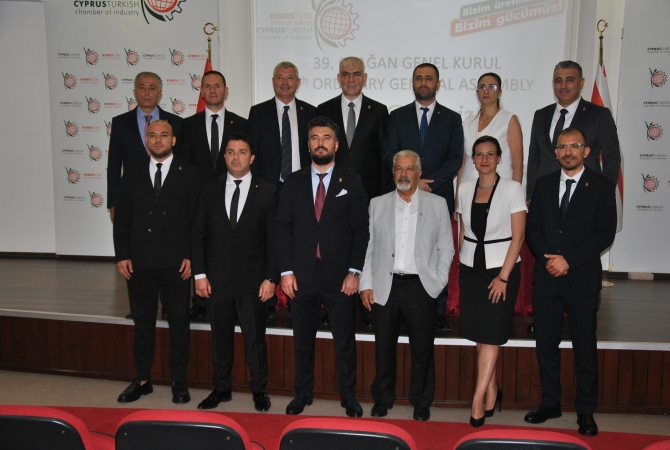 Kıbrıs Türk Sanayi Odası’nın 39’uncu Olağan Genel Kurulu yapıldı