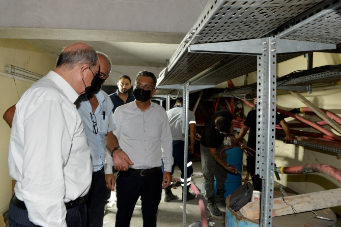 Cumhurbaşkanı Tatar, Güneşköy Trafo Merkezi’nde devam eden çalışmaları yerinde inceledi