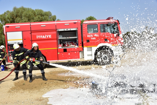 “Ateş Savaşçıları” her dakika, her saniye göreve hazır