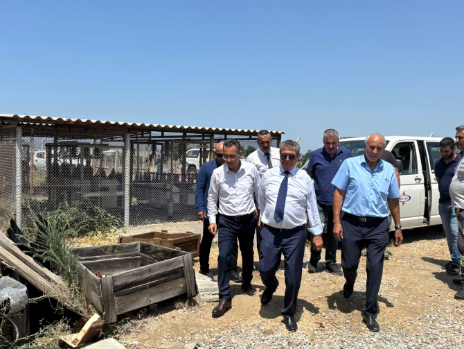 Başbakan Üstel ve hükümet ortakları Teknecik Santrali’ni ziyaret etti…Üstel: Türkiye’den gelecek uzman bir ekip ile konu araştırılacak